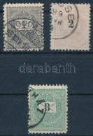 O 1898 3 Bélyeg 11 1/2 Fogazással (33.000) / Mi 41-43 X - Altri & Non Classificati