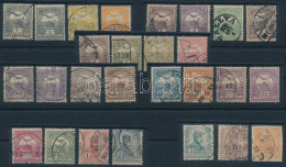 O 1900 27 Db Turul Bélyeg Csillagvízjellel / 27 Stamps With Star In The Watermark - Otros & Sin Clasificación