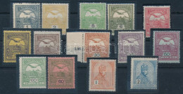 **, * 1913 Turul Sor Fekvő Vízjellel (*140.000) / Set With Y (VIIa) Watermark - Otros & Sin Clasificación