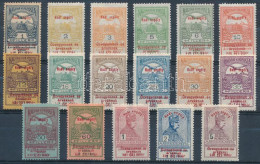 ** 1914 Hadisegély I. Próbanyomat Sor (120.000) / Mi 145-161 Complete Proof Set. Signed: Leitold - Otros & Sin Clasificación