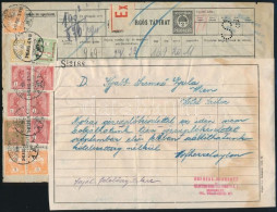 1916 SIMENS-távirat Wien-be Küldve, Turul 2f + 3 X 3f + 60f + 5 X 1K + Hadisegély 5f Bérmentesítéssel / Simens Telegramm - Other & Unclassified