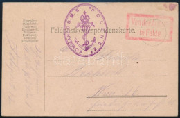 1915 Tábori Posta Levelezőlap / Field Postcard "KOMMANDO S.M.S. POLONEZ" - Andere & Zonder Classificatie