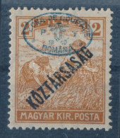 ** Debrecen I. Lemez / Plate I. 1919 Arató/Köztársaság 2f. Certificate: Bodor (80.000) - Otros & Sin Clasificación