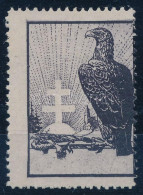 (*) Nyugat-Magyarország IX. 1921 Fogazott Palaszürke Próbanyomat értékszám Nélkül / Perforate Proof In Slate Gray Colour - Andere & Zonder Classificatie