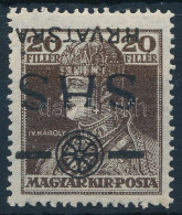 ** SHS 1918 Károly 20f Fordított Felülnyomással / Mi 85 With Inverted Overprint. Signed: Bodor - Autres & Non Classés