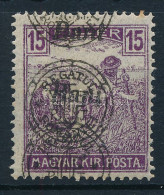 ** Nagyvárad 1919 Arató 15f Kettős Felülnyomással / Double Perforation. Signed: Bodor - Other & Unclassified