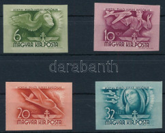 ** 1941 Repülő Alap II. Vágott Sor (50.000) / Mi 651-654 Imperforate Set - Autres & Non Classés