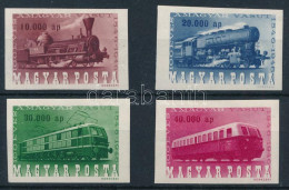 ** 1946 Vasútjubileum Vágott Sor (180.000) / Mi 943-946 Imperforate Set - Andere & Zonder Classificatie