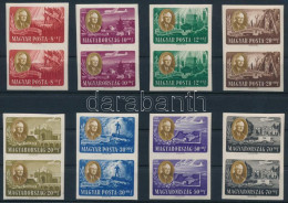 ** 1947 Roosevelt Vágott Sor Párokban (70.000++) / Mi 985-992 Imperforate Pairs - Other & Unclassified