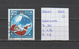 (TJ) Groenland 2003 - YT 381 (gest./obl./used) - Oblitérés