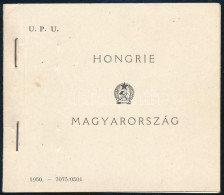 ** 1949 UPU (I.) Speciális Füzet II/2 Változat 2 X C és 1 X D Párral, A Lapok 2 Széle Fogazott (270.000) / Stamp Booklet - Autres & Non Classés