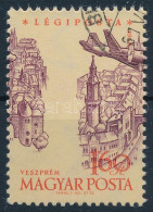 O 1958 Repülő 1,60Ft Elfogazva / Mi 1565 With Shifted Perforation - Other & Unclassified