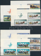 ** 1968 Hortobágy Vágott Sor ívsarki 4-es Tömbökben: 1 Szelvény és 3 Bélyeg (150.000) Nagyon Ritka Kínálat!! / Mi 2423-2 - Autres & Non Classés