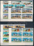 ** 1968 Hortobágy Vágott Sor ívsarki Négyestömbökben (32.000) / Mi 2423-2431 Imperforate Corner Blocks Of 4 - Other & Unclassified