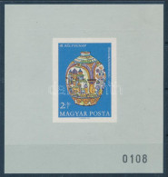 ** 1968 Bélyegnap Ajándék Blokk (60.000) (ujjlenyomat) / Mi Block 66 Present Of The Post (fingerprint) - Other & Unclassified