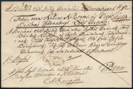 1836 Franco Cover "BEODRA" - Pest - Other & Unclassified