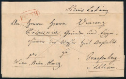 1842 Franco, Piros / Red "PESTH" - Other & Unclassified