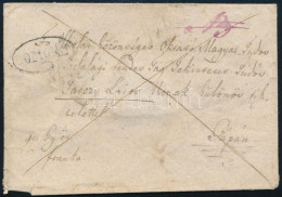 1844 Franco Cover "COMORN" - Other & Unclassified