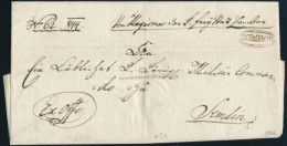 1844 Milit Ex Offo "ZOMBOR" - Kék / Blue "SEMLIN" - Other & Unclassified