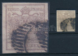 O 1850 6kr MP Néma Bélyegzéssel / Silent Postmark - Sonstige & Ohne Zuordnung