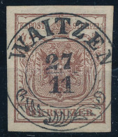 O 1850 6kr "WAITZEN" Luxus Bélyegzéssel - Andere & Zonder Classificatie