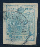 O 1850 9kr Világoskék / Light Blue "ORSOVA" - Other & Unclassified