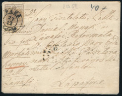 1853 6kr Levélen Tartalommal / On Cover With Content "PAKS" - Otros & Sin Clasificación