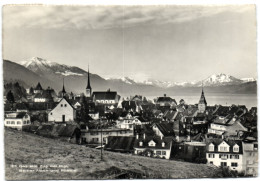 Das Alte Zug Mit Rigi - Berner-Alpen Und Pilatus - Zug