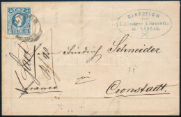 1858 15kr I. Tipus Levélen / On Cover "LUGOS" - Other & Unclassified