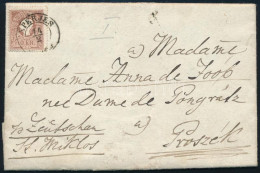 1859 10kr I. Levélen / Type I. On Cover "EPERJES" - Sonstige & Ohne Zuordnung