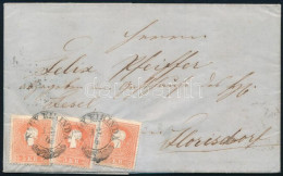 1860 3 X 5kr Levélen / On Cover "NAGY KIKINDA" - Autres & Non Classés