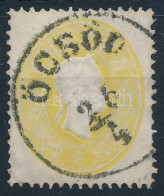 O 1861 2kr Ságra / Yellow, "ÖCSÖD" - Autres & Non Classés