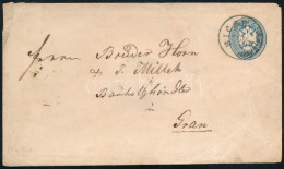 ~1863 10kr Díjjegyes Levél / 10kr PS-cover "BICSE" - Gran - Sonstige & Ohne Zuordnung