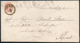 1864 5kr Levélen / On Cover "IGLÓ" - Poprád - Other & Unclassified