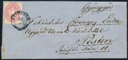 1864 5kr Levélen / On Cover "GYÖNGYÖS" - Pest - Other & Unclassified