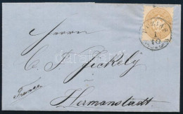 1865 15kr Levélen / On Cover "BUZIÁS" - Other & Unclassified