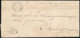 1865 Hivatalos Levél / Official Cover "GR:PETERSDORF" - Altri & Non Classificati