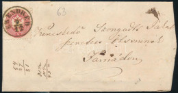 1866 5kr Levélen / On Cover "ÉRENDRÉD" - Tasnád - Andere & Zonder Classificatie