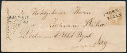 ~1868 15kr Ajánlott Levélen / On Registered Cover "CSORNA" - Ság - Other & Unclassified
