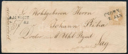 ~1868 15kr Ajánlott Levélen / On Registered Cover "CSORNA" - Ság - Autres & Non Classés