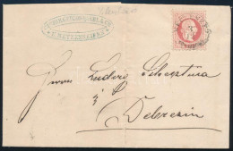 1868 5kr Levélen / On Cover "MECZENZÉF" - Other & Unclassified