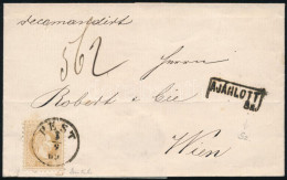 1869 15kr Világosbarna, Ajánlott Levélen / 15kr Light Brown, On Registered Cover "PEST" - Wien - Sonstige & Ohne Zuordnung