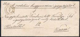 1870 Hivatalos Levél / Official Cover "PODOLIN PUDLEIN" - Kassa - Other & Unclassified