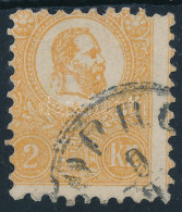 O 1871 Kőnyomat 2kr Képbe Fogazva (25.000) / Mi 1a Shifted Perforation - Andere & Zonder Classificatie