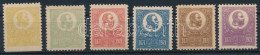 * 1921 1871 Az 50 éves Jubileumra Kiadott 6 Klf Fogazott Emlékbélyeg / 1921 1871 Commemorative Issue, 6 Different Perfor - Andere & Zonder Classificatie