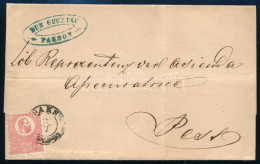 1871 Kőnyomat 5kr Levélen / On Cover "PAKS" - Pest - Sonstige & Ohne Zuordnung