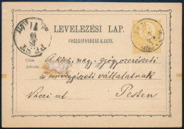 1871 2kr Díjjegyes Levelezőlap / PS-card "JAM" - Otros & Sin Clasificación