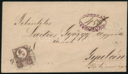 1873 Réznyomat 15kr Ajánlott Levélen / On Registered Cover "MAKÓ / CSANÁD.M." - Gyula - Sonstige & Ohne Zuordnung