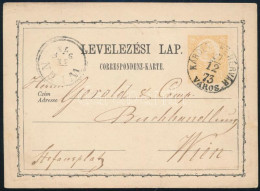 1873 2kr Díjjegyes Levelezőlap / PS-card "KÁROLY-FEHÉRVÁR / VÁROS" - Andere & Zonder Classificatie