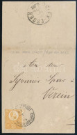 1874 Réznyomat 2kr Levél Darabon / On Cover Piece "(ESZEK-OBER)STADT / OSIEK GOR.GRAD - Autres & Non Classés